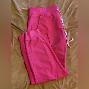 FIGS Women’s Hot Pink Zamora jogger scrub pants